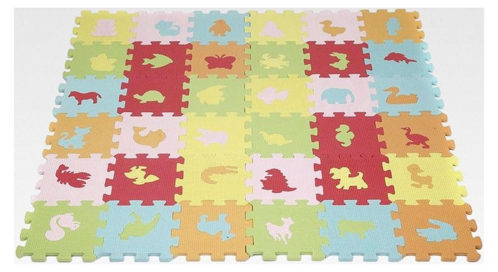 Puzzle-Spielmatte für Babys und Kleinkinder, rutschfeste EVA-Schaumstoff-Bodenmatte, Bodenschutz- und Schallschutzmatte