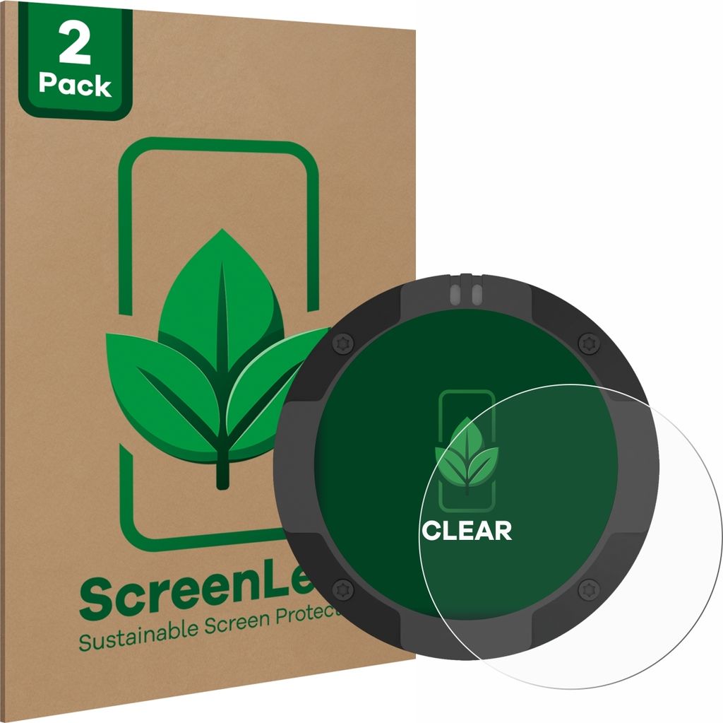 2x ScreenLeaf Schutzfolie für Beeline Moto II nachhaltiger Displayschutz Display Schutz Folie Klar Transparent
