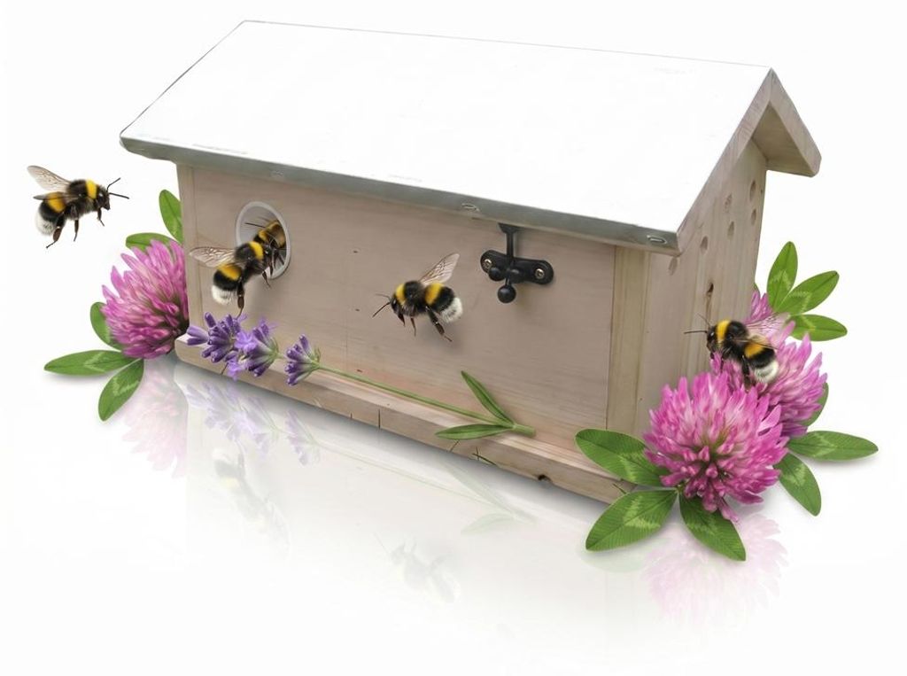 Mucola Hummelhaus Hummelkasten Nistkasten Insektenhaus Produktbild 