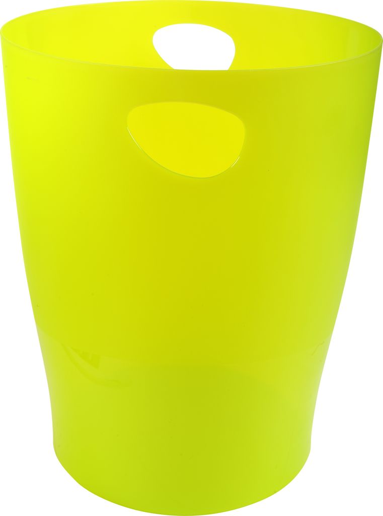 Exacompta 8x Papierkorb Ecobin, 15 Liter, Chromaline - Anisgrün - 45381D
