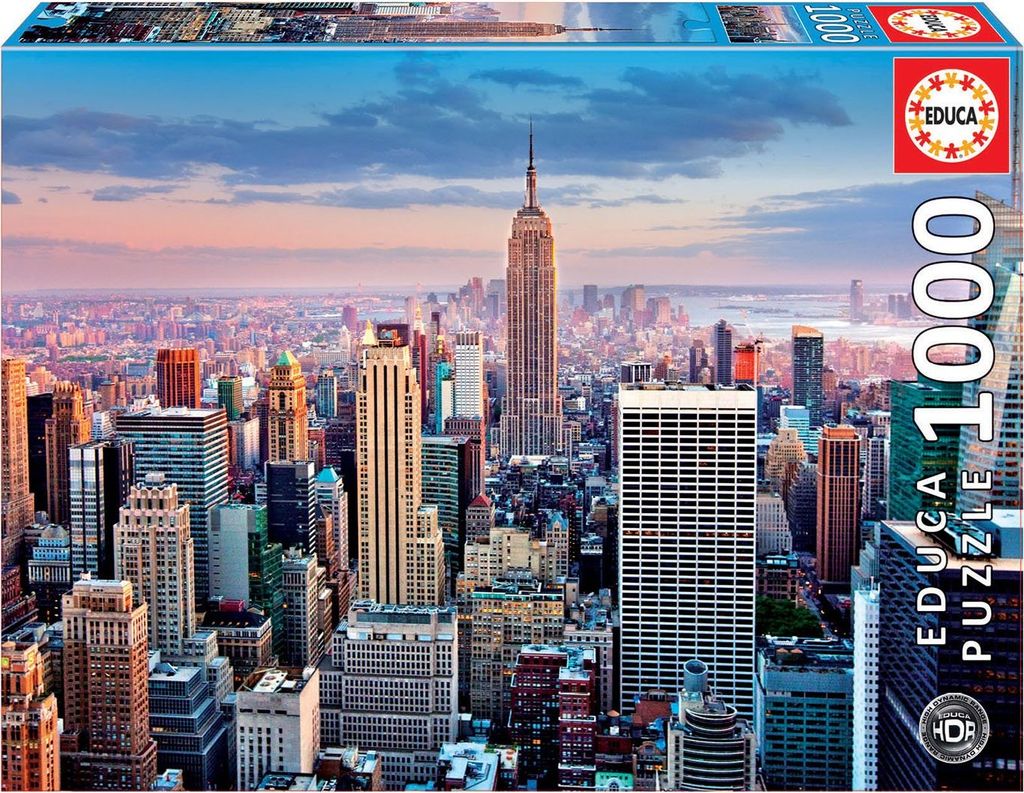 Educa Borras 14811 Puzzle Manhattan Nueva York 1000pzs, Image du produit 
