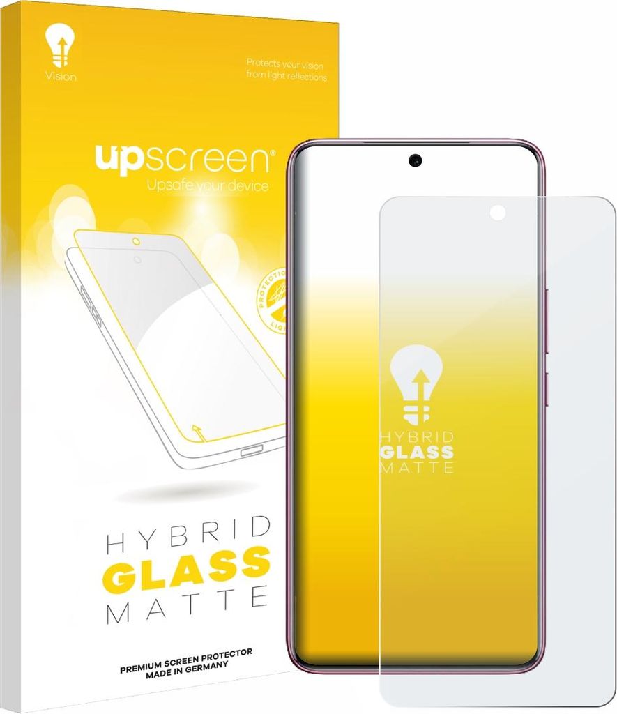 upscreen Entspiegelungs Schutzglas für Vivo V60e Schutzfolie Panzer Folie Glas Display Schutz matt