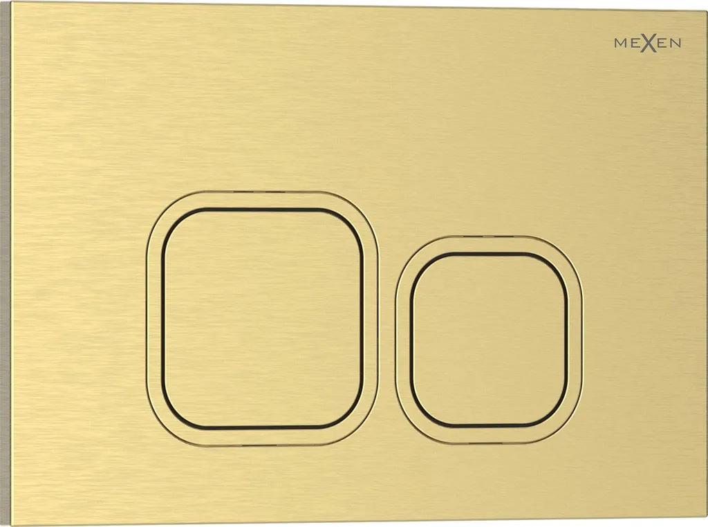 Mexen Tex 03 pulsante di scarico, oro spazzolato - 6103-11