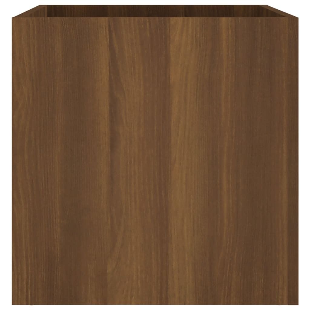 "2026 Aktion" Pflanzgefäß Braun Eichen-Optik 40x40x40 cm Holzwerkstoff - DEMöbel2267697