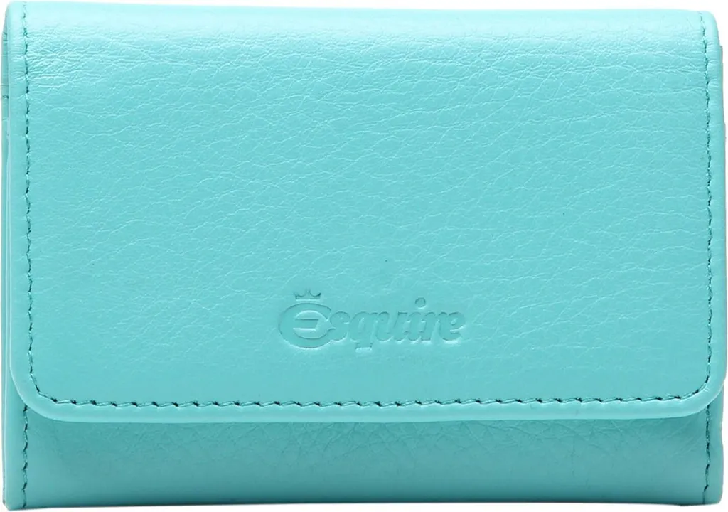 Vera Pelle Turchese: Esquire Peru Wallet RFID - Edizione Limitata