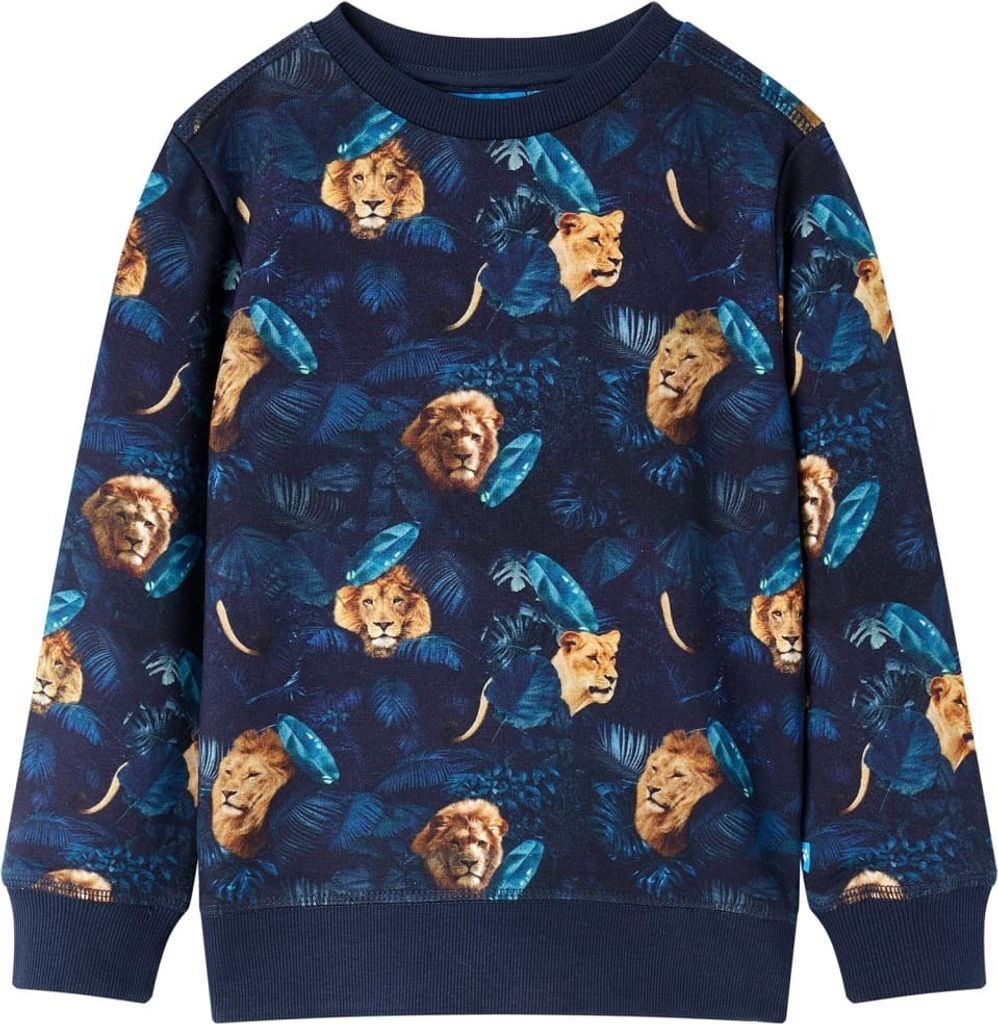 Kinder-Sweatshirt Marineblau 92