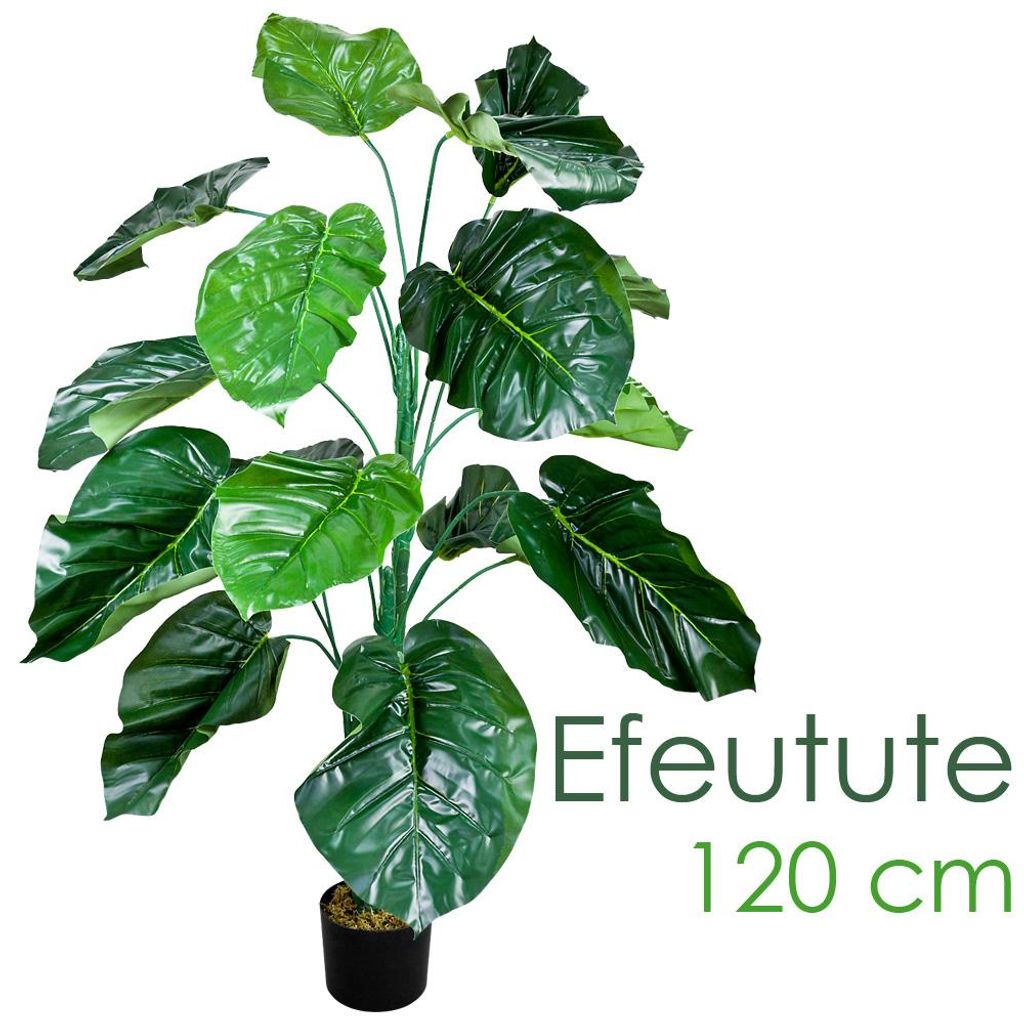 Efeutute Kunstpflanze Künstliche Pflanze 120 cm Kunstblume Produktbild 