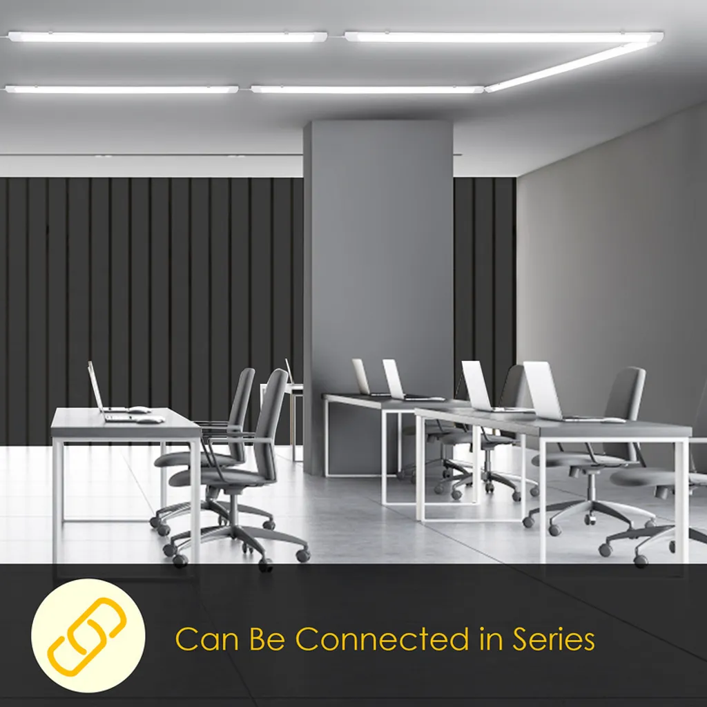 Plafoniera LED 120cm Impermeabile IP65 Jopassy per Garage e Officine - 3