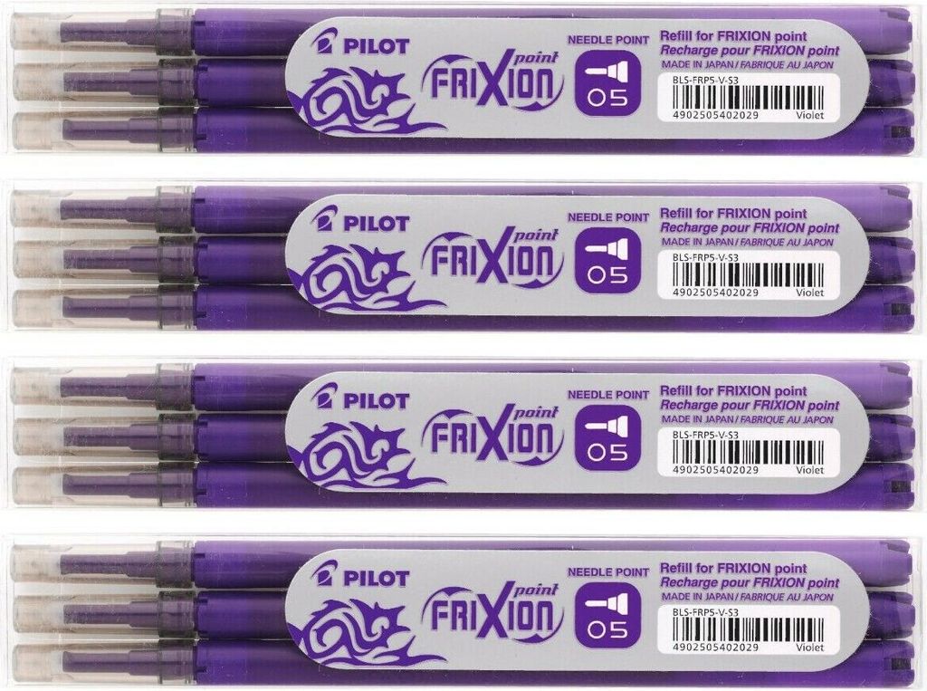 Pilot FriXion Point Ersatzminen 0.5 violett - 12er-Set