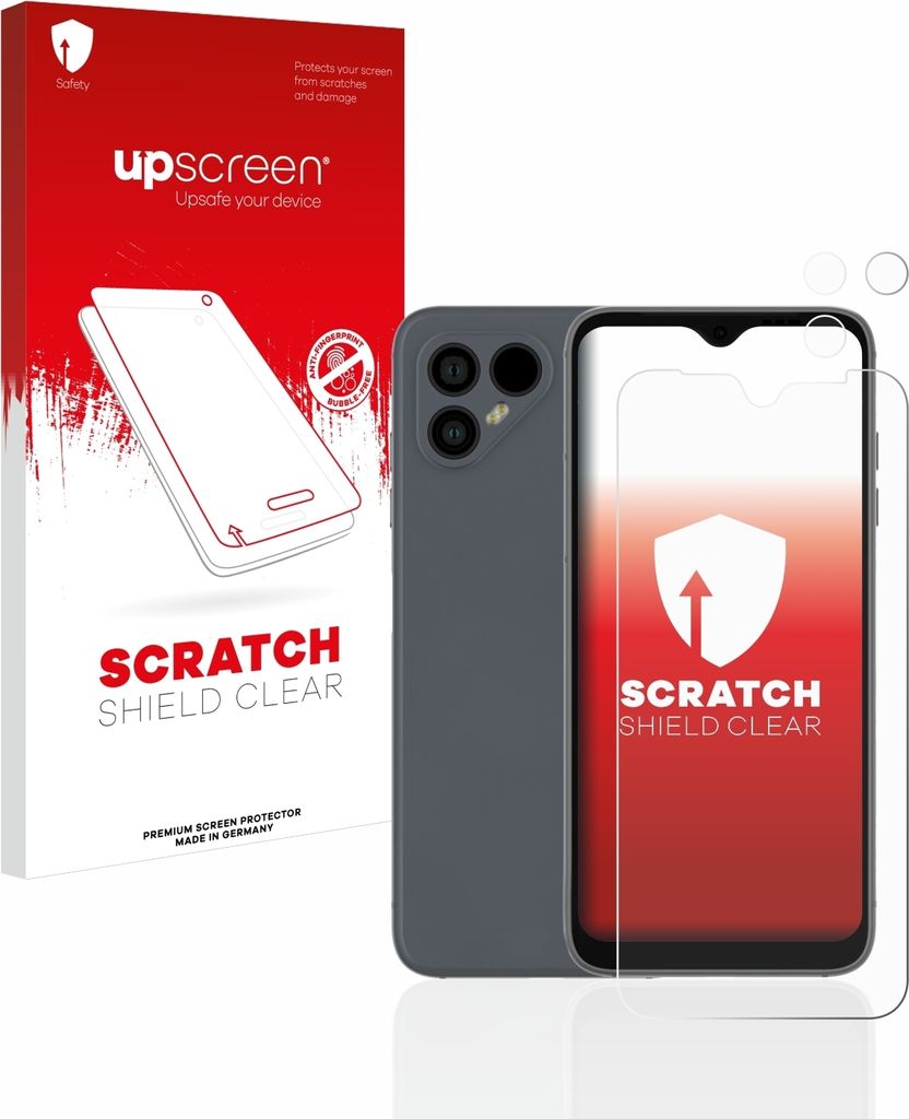 upscreen Schutzfolie für Fairphone 4 (Display+Kamera) Displayschutz Displayschutzfolie Folie Klar Transparent