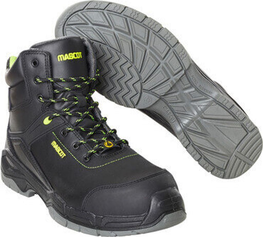 Mascot FOOTWEAR FIT Sicherheitsstiefel F0144-902 S3 ESD SRC DGUV Gr.47 schwarz