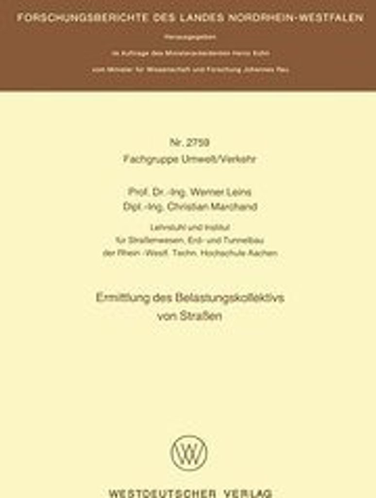Ermittlung des Belastungskollektivs von Straßen