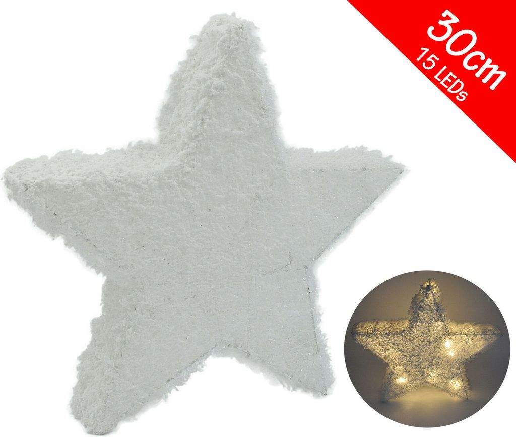 Leuchtstern Weihnachtsstern Tischlampe beleuchtet Innen Produktbild 
