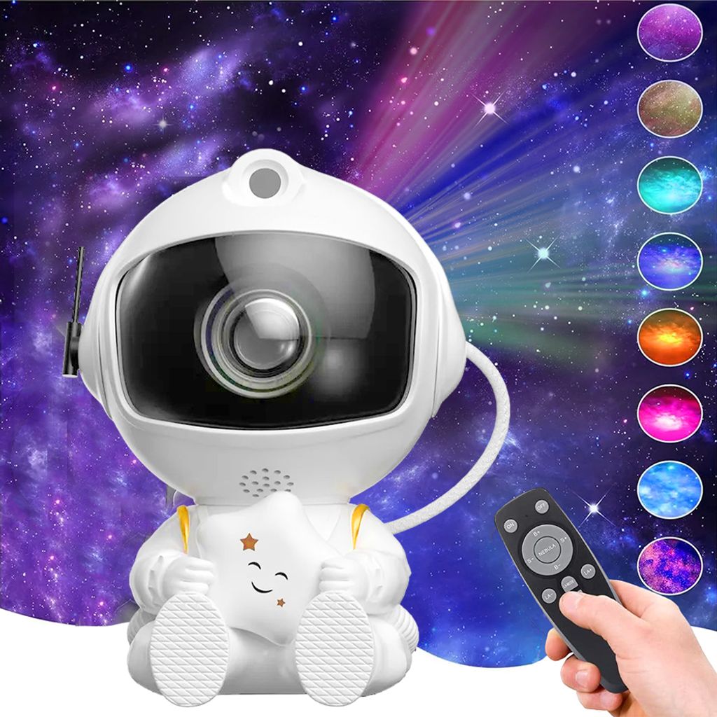 Enfants Astronaut Veilleuse LED Ciel étoilé Lampe Image du produit 