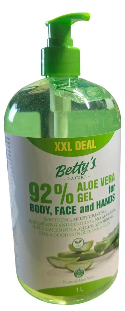 Betty's Nature XXL Aloe Vera Gel 1000 ml – mit 92 % Aloe Produktbild 