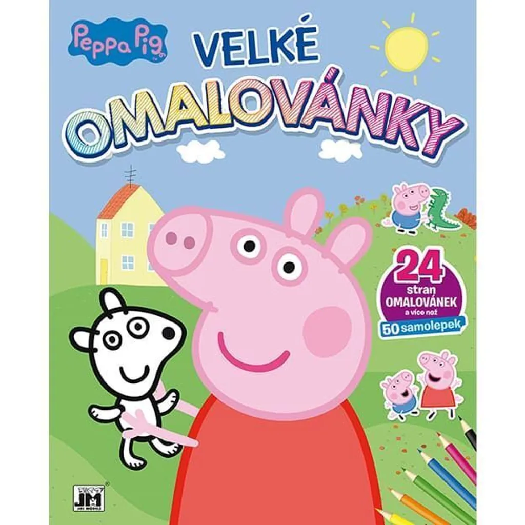 Peppa Pig Grand livre de coloriage original pour enfants fans du dessin animé