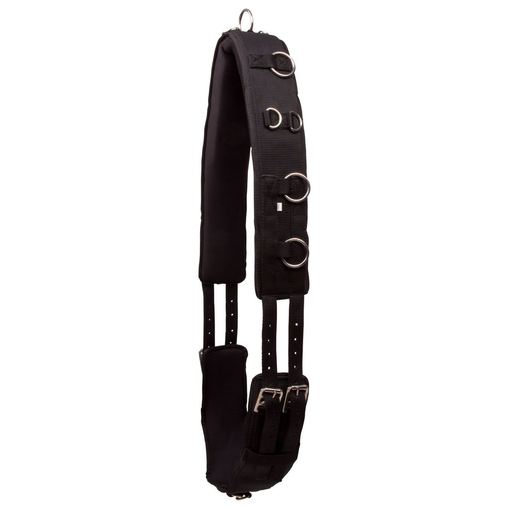 Imperial Riding Longiergurt Nylon IRHDeluxe Black Full