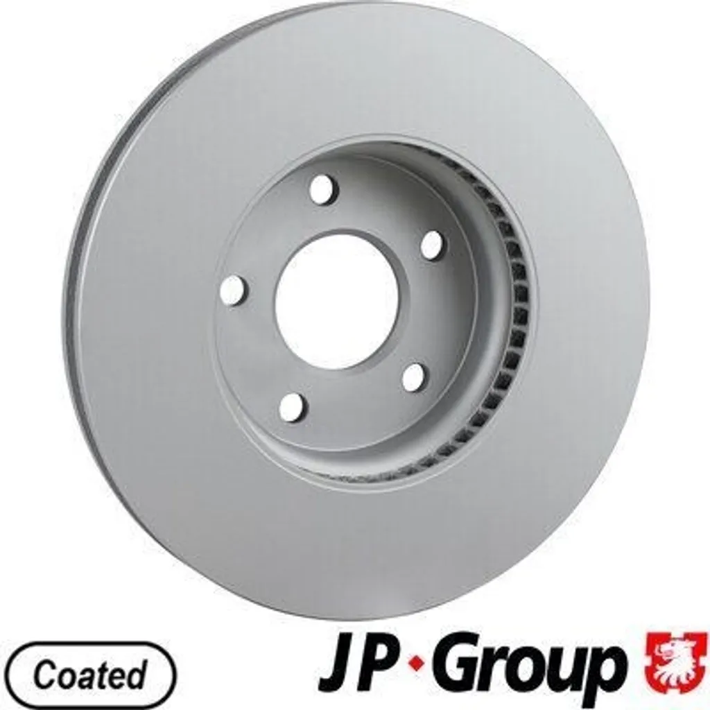 2 Disques de Frein JP GROUP 1563106900 Avant pour FORD Focus Mk4 282mm - 2