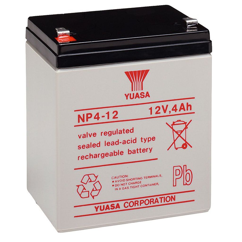 NP4-12 Batteria al piombo Yuasa NP4-12 da 12 Volt e 4Ah, Immagine del prodotto 