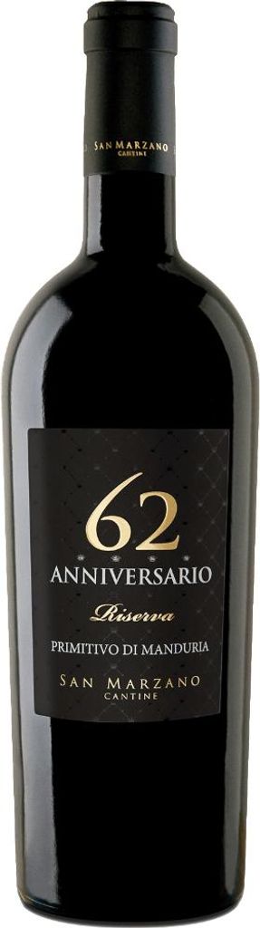 San Marzano 62 Anniversario Primitivo di Manduria Riserva Produktbild 