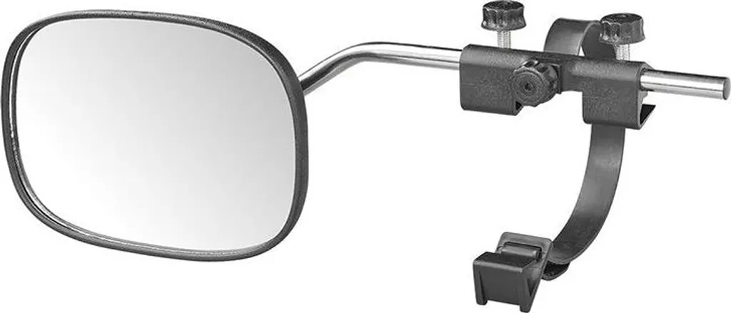 Rétroviseur grand angle convexe 410 mm, fixation stable et universelle