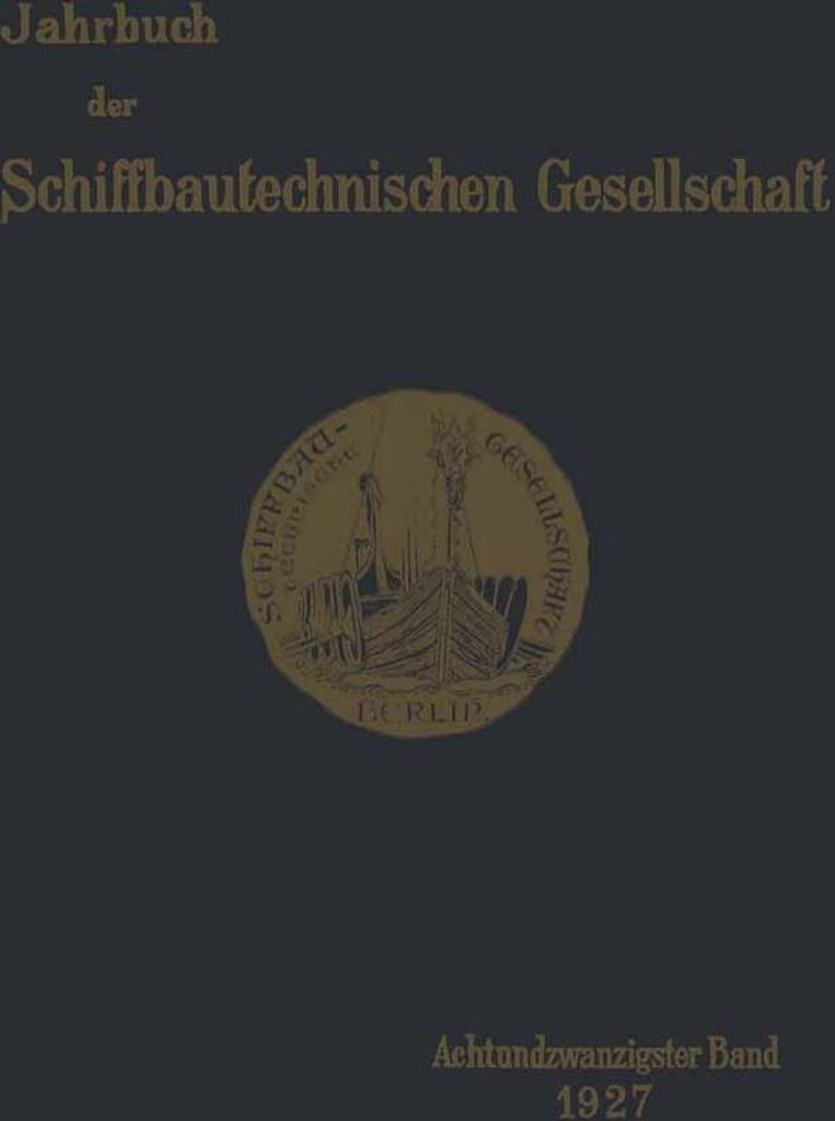 Jahrbuch der Schiffbautechnischen Gesellschaft