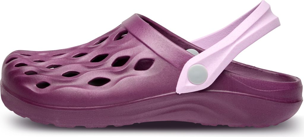 Ladeheid Damen leichte EVA Clogs Gartenclogs Gartenschuhe LA-CA-16 (Violett, 39 EU).