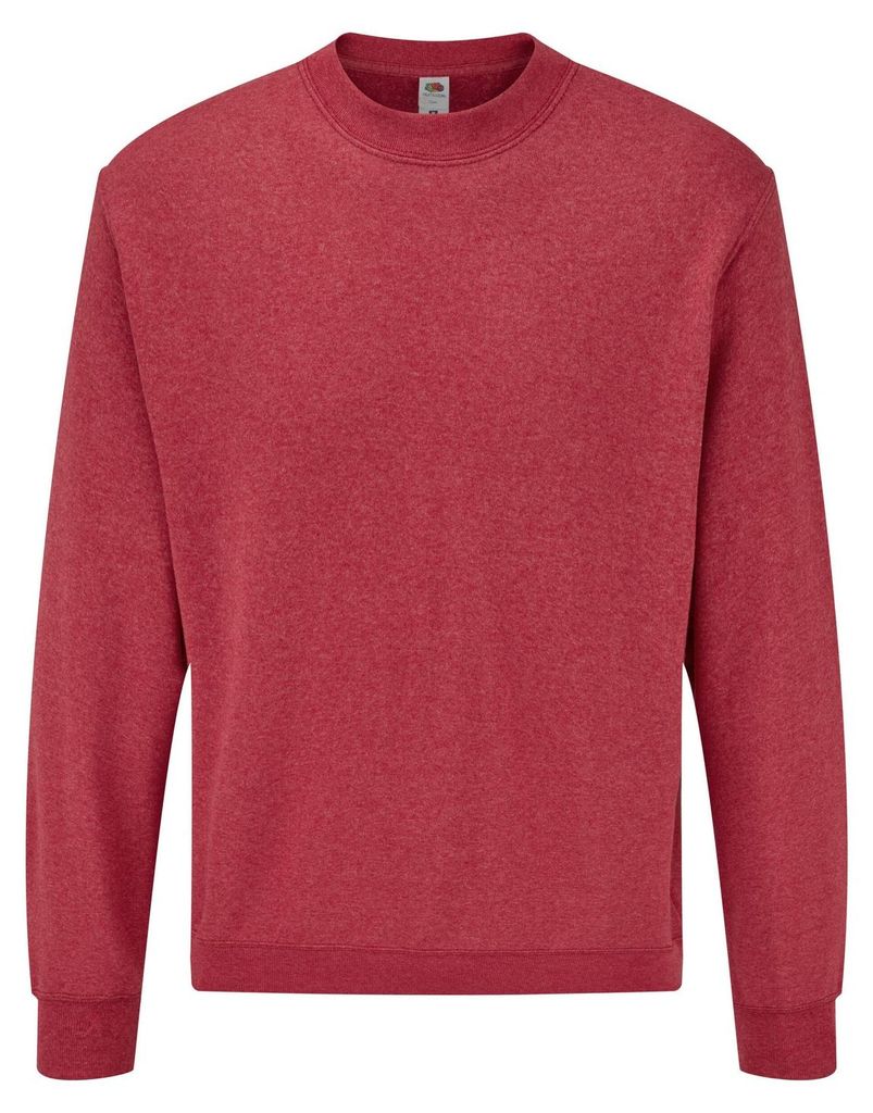 Fruit of the Loom - "Classic" Sweatshirt Eingesetzt für Herren/Damen Uni LT1829 (M) (Rot)