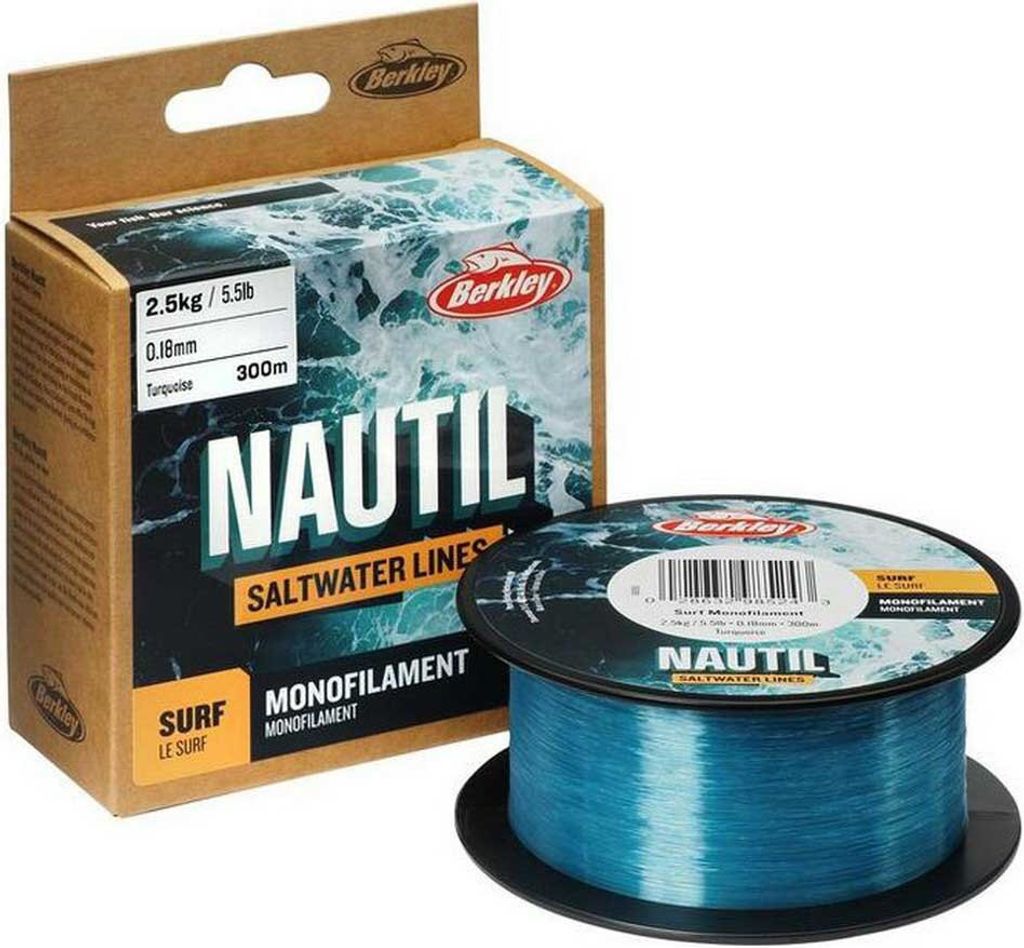 Berkley Nautil Surf 600 M Monofile Schnüre Durchsichtig 0.300 mm Durchsichtig 0.300 mm
