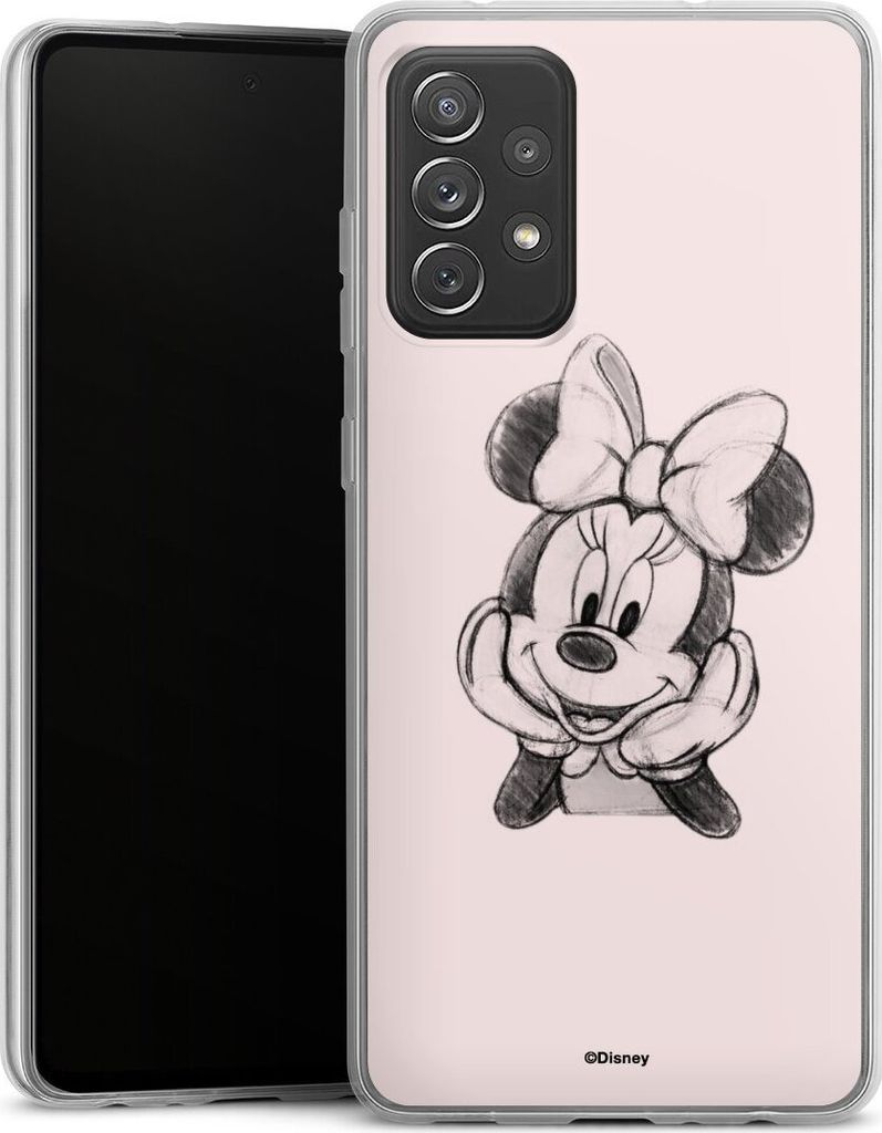 DeinDesign Slim Hülle für Samsung Galaxy A72 Silikon Case Ultra Dünn Handyhülle Disney Minnie Mouse Offizielles Lizenzprodukt