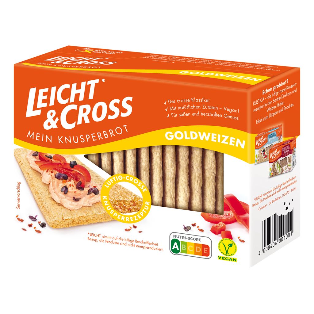 Leicht & Cross Weizen Knusperbrot 125g Produktbild 