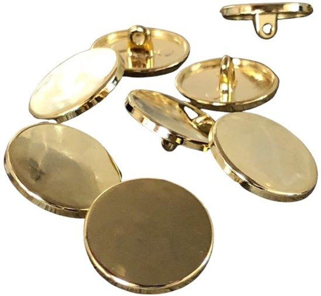 Edle Metallisch Schraubenköpfe, Gold, 10mm, 15mm, 20mm, 10er Pack.
