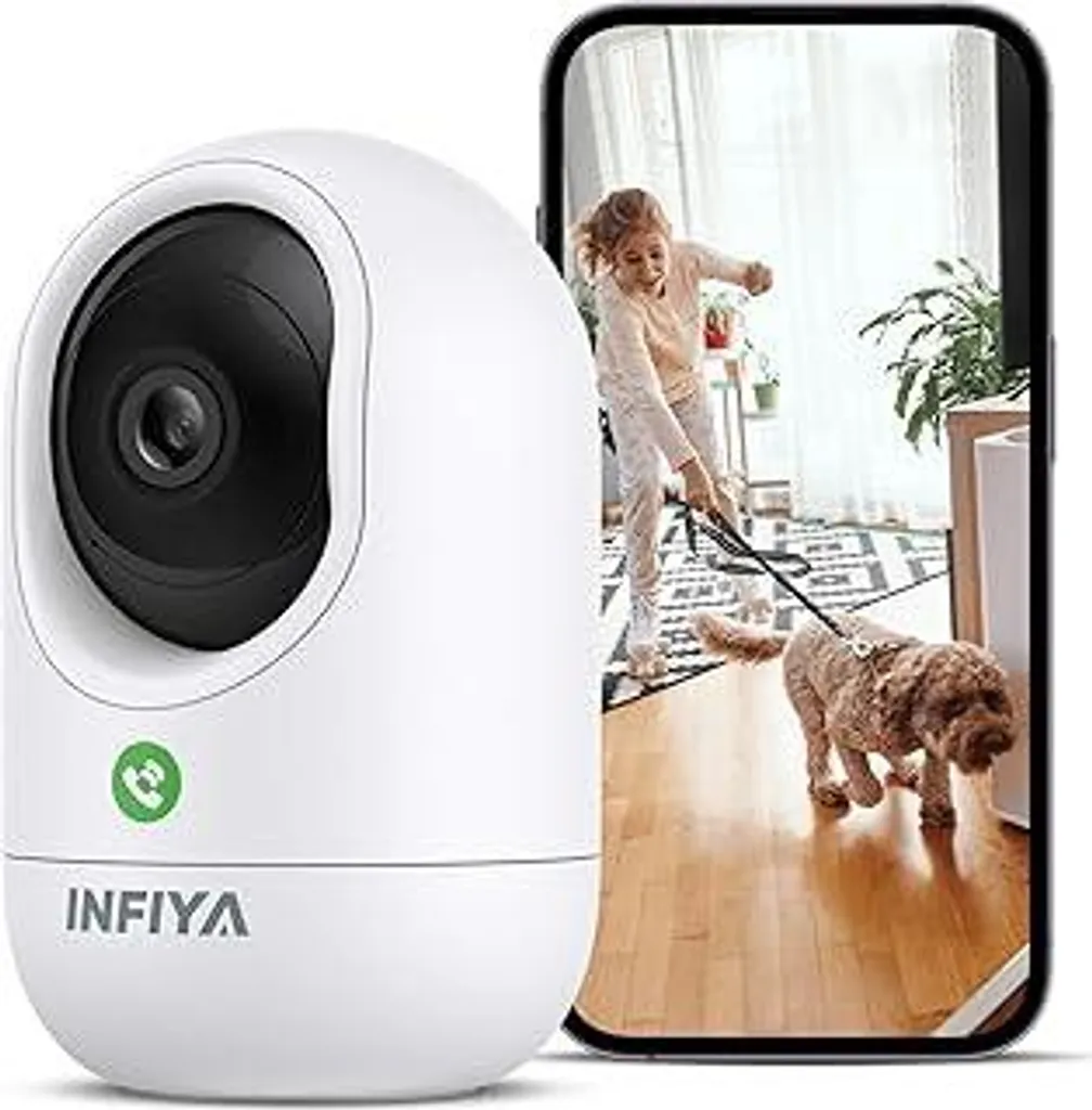 Telecamera per Cani 2K APP: Sorveglianza Interna con Audio 360°