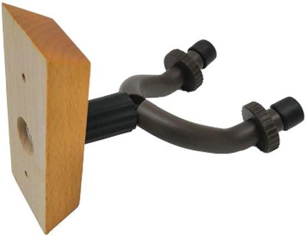 Accroche murale guitare en bois - Sécurisez votre instrument des chutes