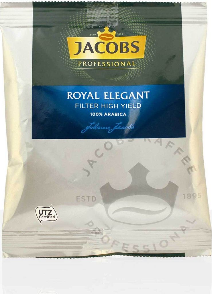 Jacobs Royal Elegant HY Filterkaffee - 80 x 60g Kaffee gemahlen, 100% Arabica