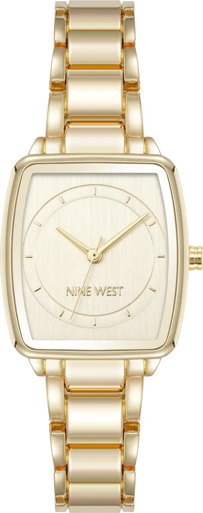 Orologio Vintage Style Nine West NW/3300CHGB Quadrato Oro Donna