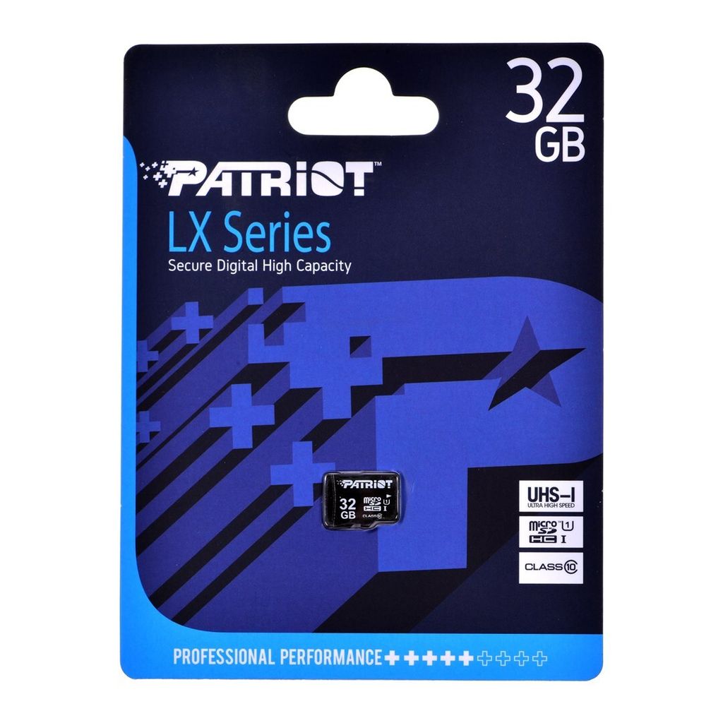 Carte mémoire Patriot Memory PSF32GMDC10 32 Go MicroSDHC Image du produit 