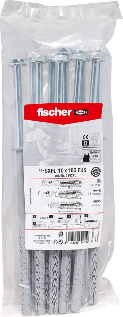 fischer SXRL 10x160 FUS B NV 10 Stk Produktbild 