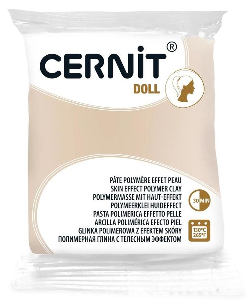 Cernit Doll Polymer-Ton White 56 g