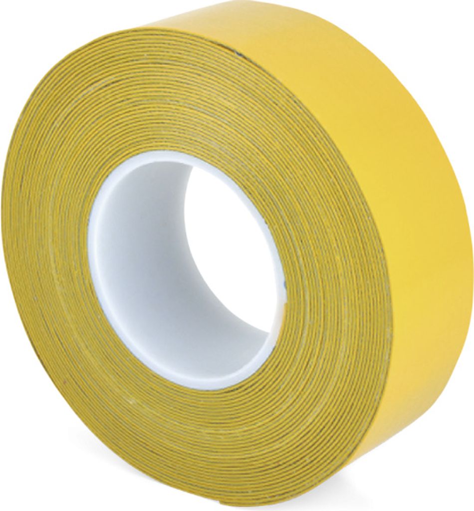 Bodenmarkierungsband WT-5846 mit glatter Oberfläche, PU, Gelb, 50 mm x 12,5 m