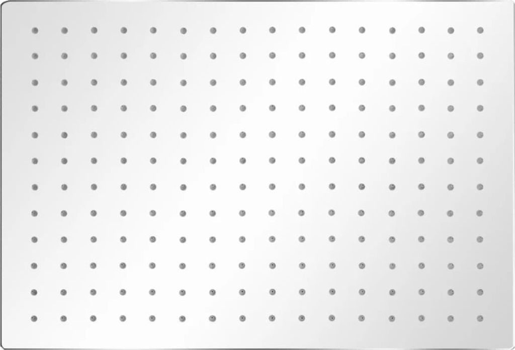 vidaXL Regenbrause Edelstahl 30x40 cm Rechteckig Produktbild 