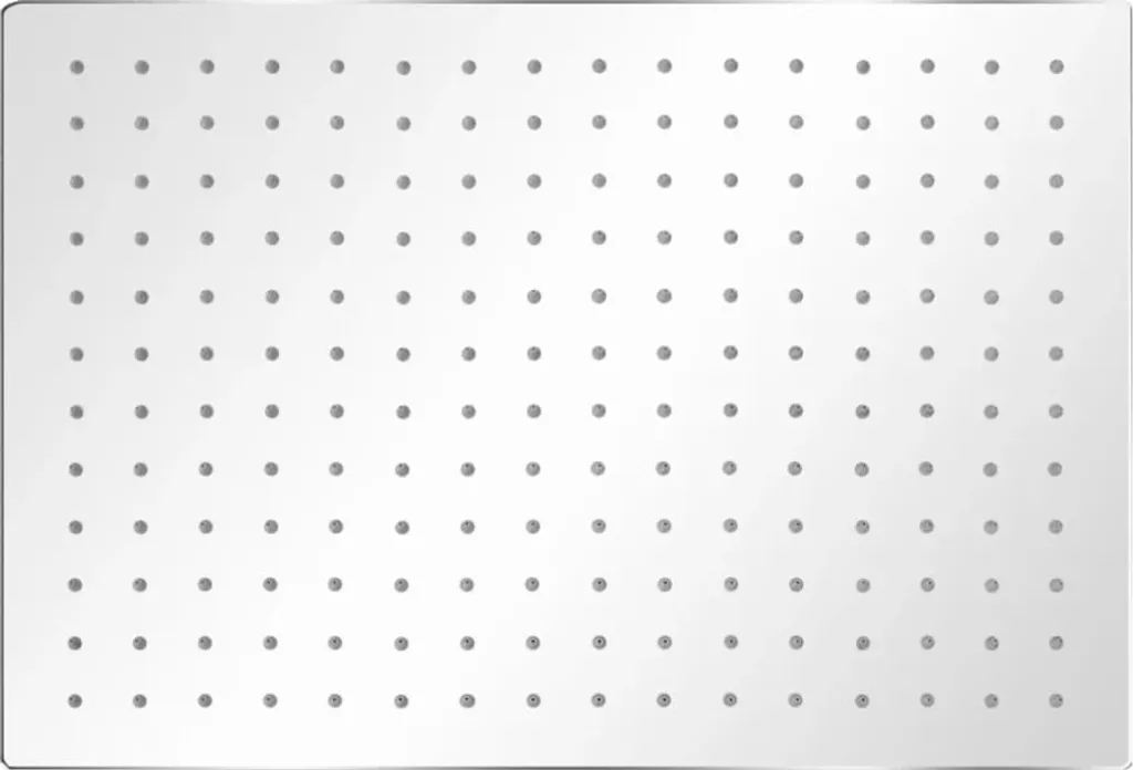 Soffione Doccia Professionale 30x40 cm vidaXL Inox per Hotel e Spa