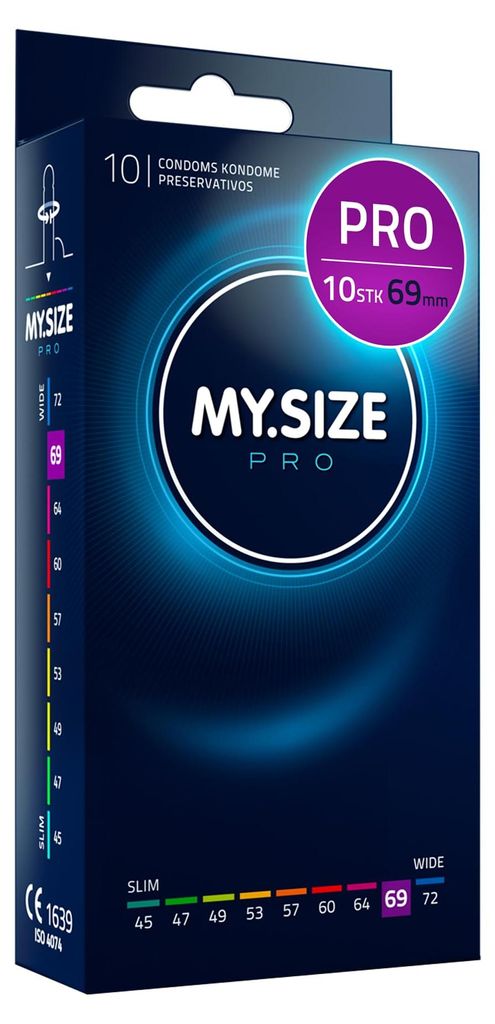 My Size PRO, Prezerwatywy 69mm, 10 sztuk Obrázek produktu 