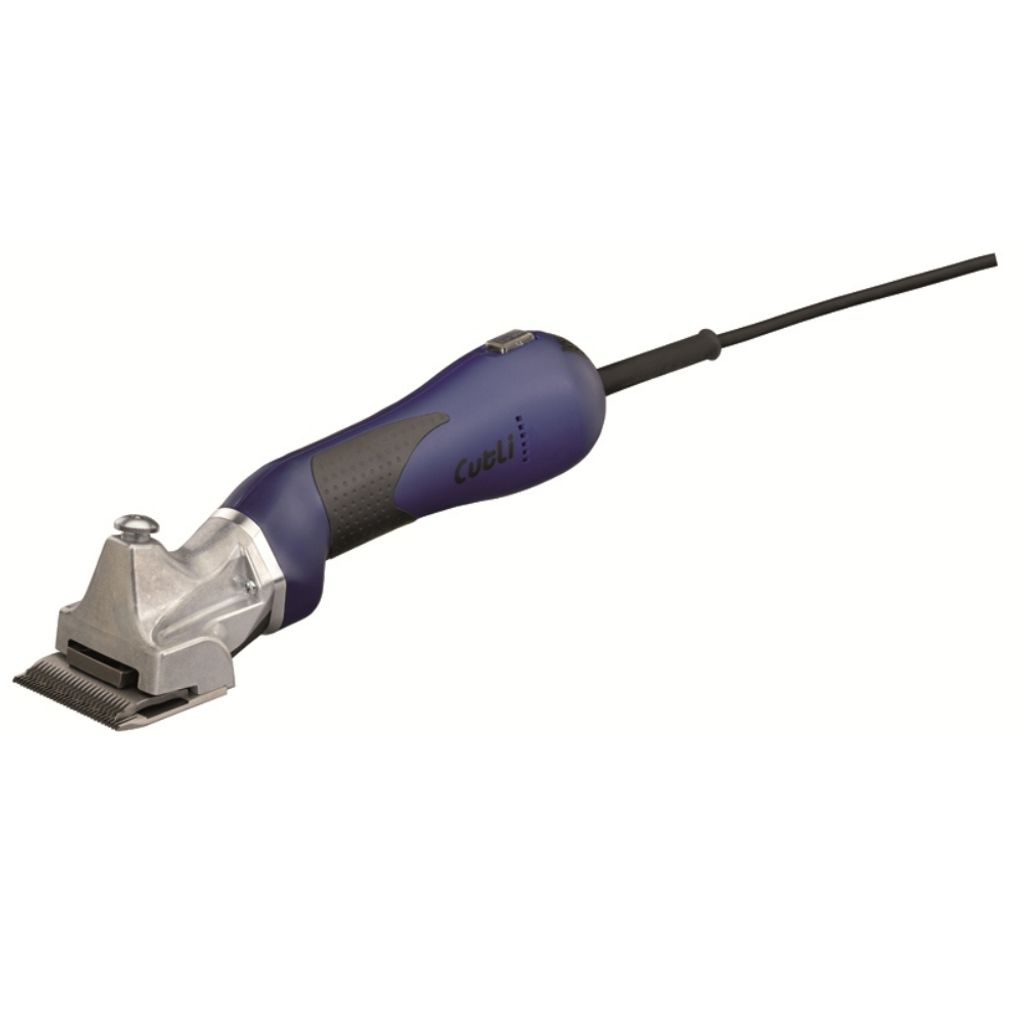Lister Pferdeschermaschine CUTLI (Gehäuse blau/Kopf alu) mit Messersatz LI 102