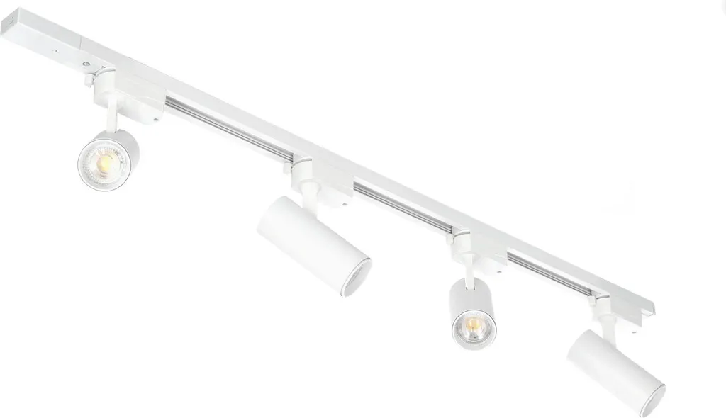 Kit rail conducteur NEXTRACK GO 1m blanc 4 spots GU10 pour intérieur - 3