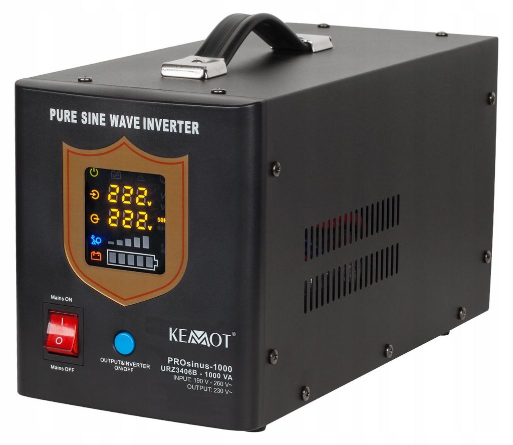 USV (zdroj záložního napájení) Kemot Prosinus 1000, 700 W, Obrázek produktu 