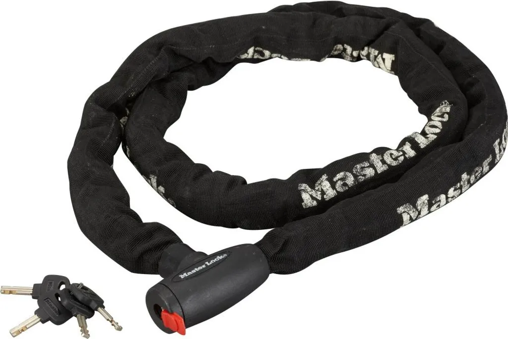 Antivol chaîne pour moto et scooter MASTER LOCK long de 2m renforcé