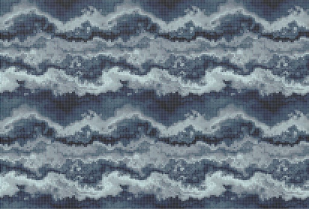 Tadessi Fototapete | Abstrakt | 4.00 m x 2.70 m | Blau |  | Produktbild 