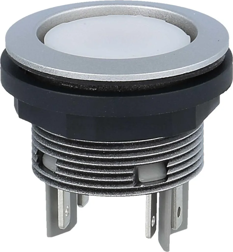 Georg Schlegel SHORTRON Pulsante Luminoso 2S - Spina Piatta 2,8x0,8mm