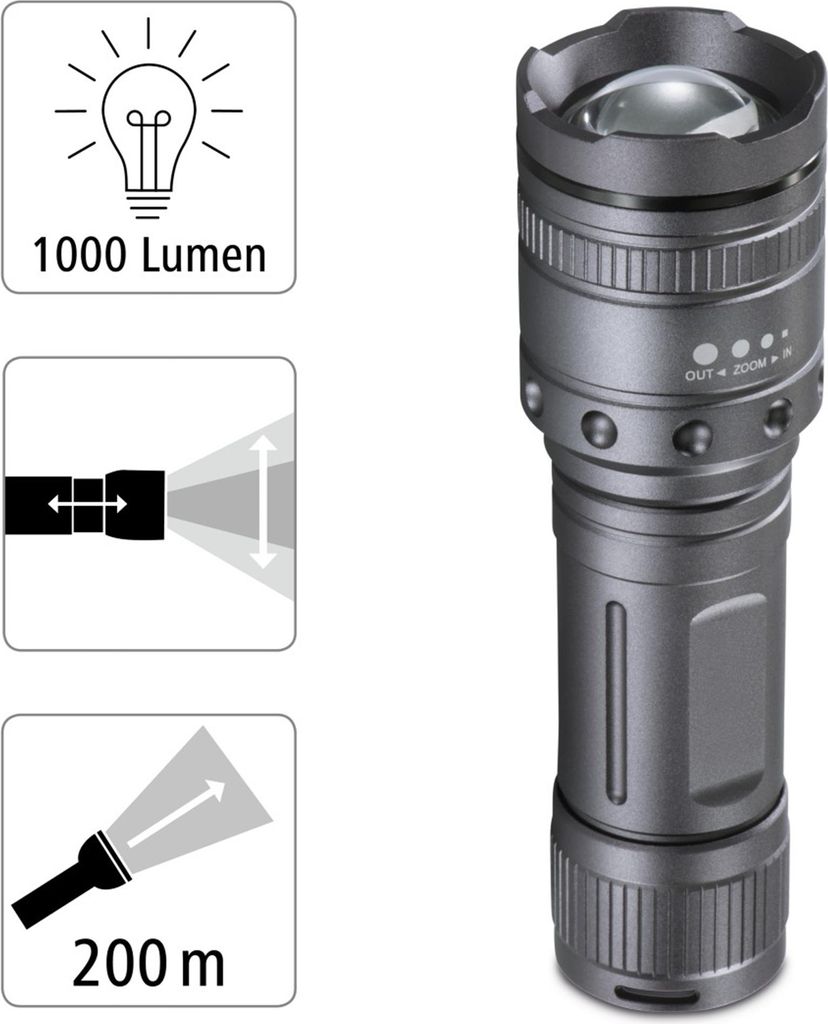 Hama Ultra Pro -LED -Torcia 1000 Lumen Immagine del prodotto 